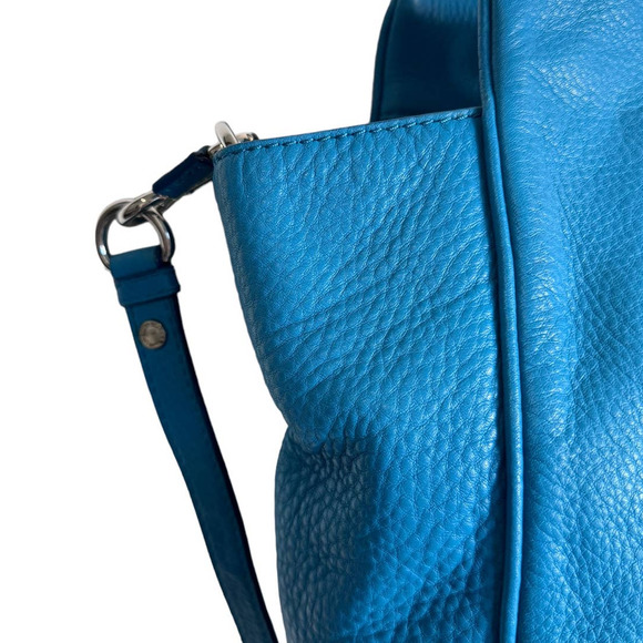 Marc by Marc Jacobs Aquamarine Bentley Winged Shoulder Bag Pebbled Leather - Picture 11 of 12